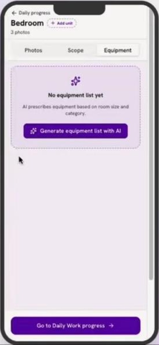 RocketEquipment AI: One tap